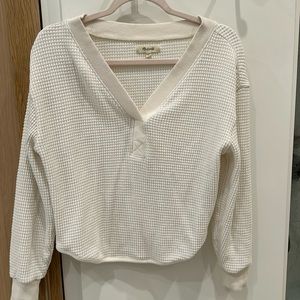 Madewell long sleeve top - small